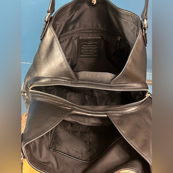 Coach Edie Signature Jacquard Hobo Shoulder Bag 33523 EUC - Picture 9 of 17